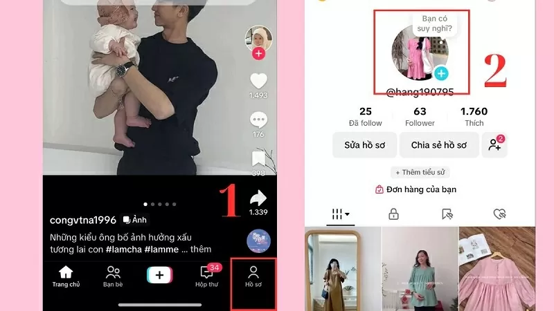 Nhấn vào ảnh đại diện để truy cập story Nhấn vào ảnh đại diện để truy cập story