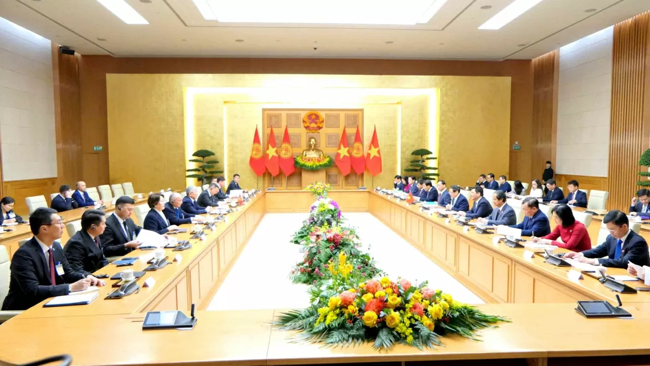 Toàn cảnh cuộc hội đàm. (Ảnh:Thành Long)