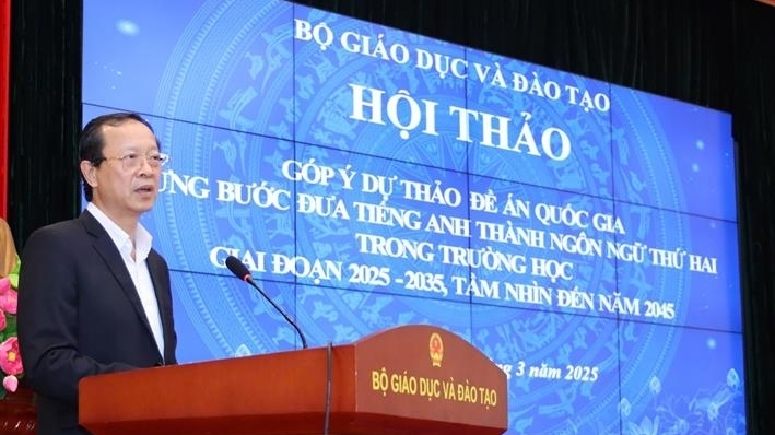 Dự kiến học sinh học tiếng Anh như ngôn ngữ thứ hai vào năm 2035
