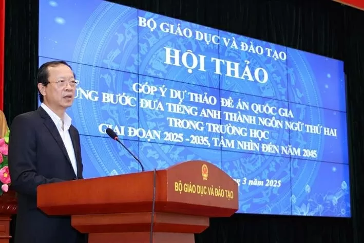 Dự kiến học sinh học tiếng Anh như ngôn ngữ thứ hai vào năm 2035 Dự kiến học sinh học tiếng Anh như ngôn ngữ thứ hai vào năm 2035