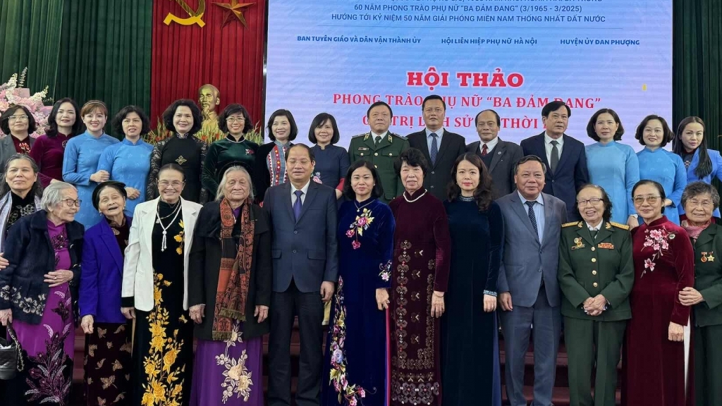 Phong trào Phụ nữ Ba đảm đang: Còn mãi những giá trị lịch sử và thời đại