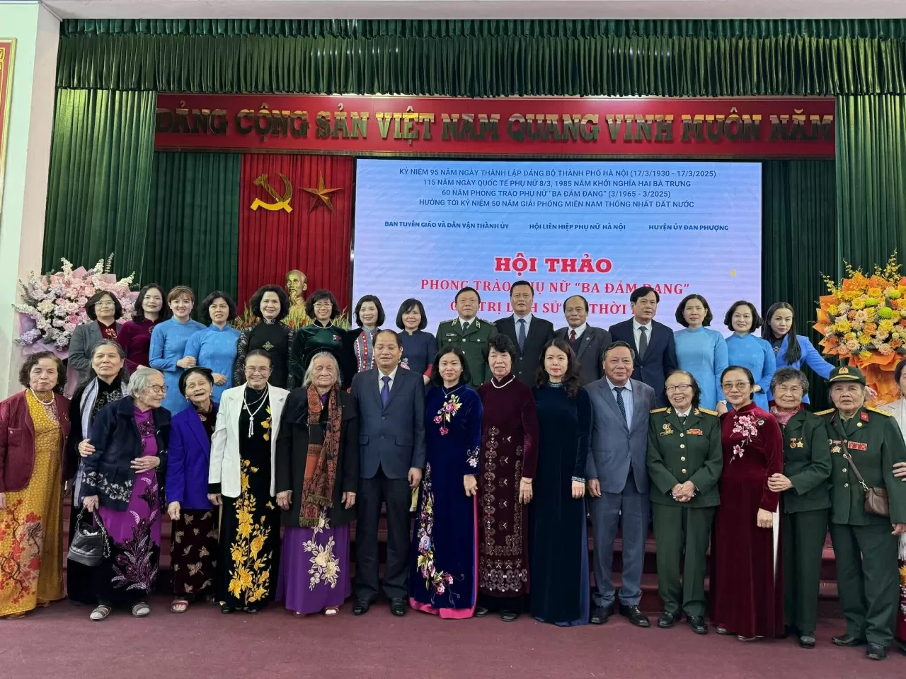 Hội thảo ‘Phong trào Phụ nữ Ba đảm đang - Giá trị lịch sử và thời đại’ Hội thảo ‘Phong trào Phụ nữ Ba đảm đang - Giá trị lịch sử và thời đại’