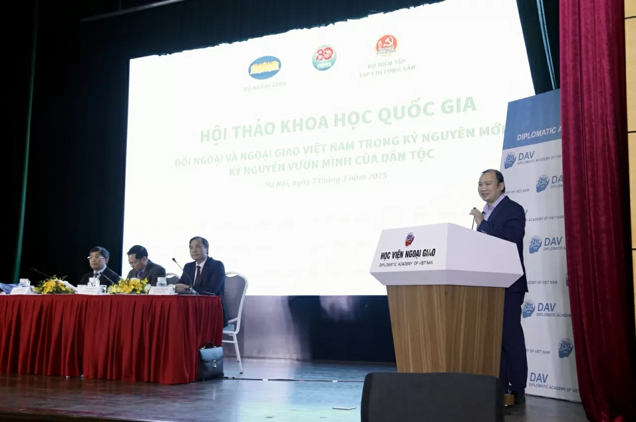 Khai mạc Hội thảo quốc gia 'Đối ngoại và ngoại giao Việt Nam trong kỷ nguyên mới, Kỷ nguyên vươn mình của dân tộc'
