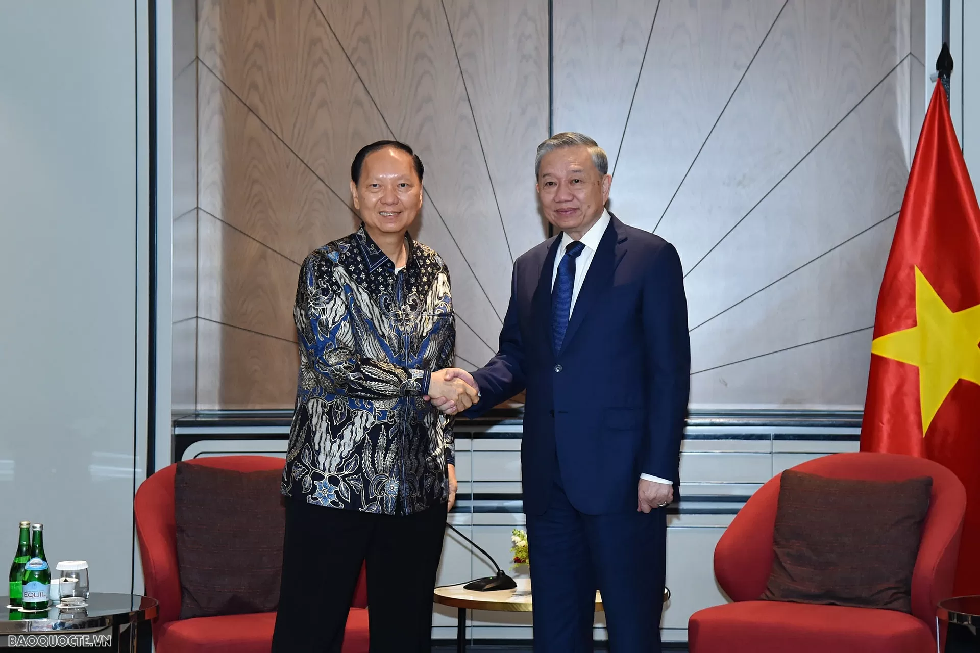 Tổng Bí thư Tô Lâm tiếp lãnh đạo các tập đoàn, doanh nghiệp lớn của Indonesia