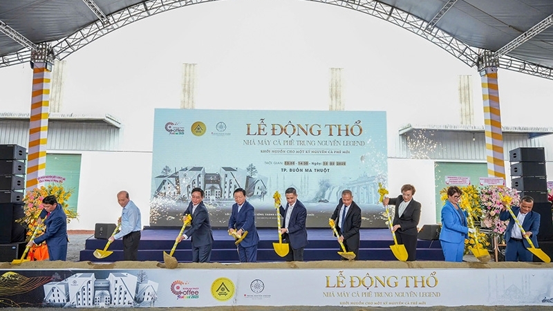 Trung Nguyên Legend động thổ xây dựng nhà máy cà phê lớn nhất Đông Nam Á tại Buôn Ma Thuột