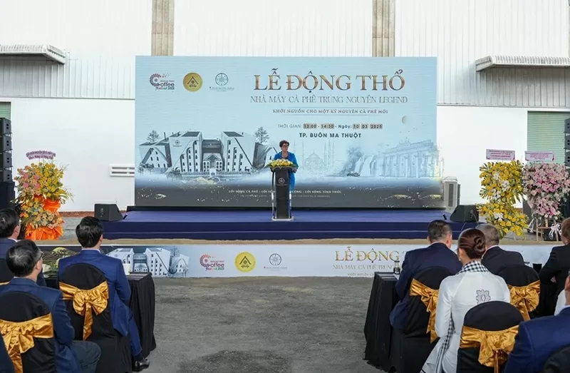 Trung Nguyên Legend động thổ xây dựng nhà máy cà phê lớn nhất Đông Nam Á tại Buôn Ma Thuột