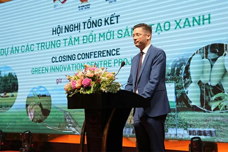Ông Jens Schmid-Kreye - Bí thư thứ nhất về Hợp tác Phát triển Đức tại Việt Nam đánh giá cao hiệu quả thiết thực từ Dự án GIC.