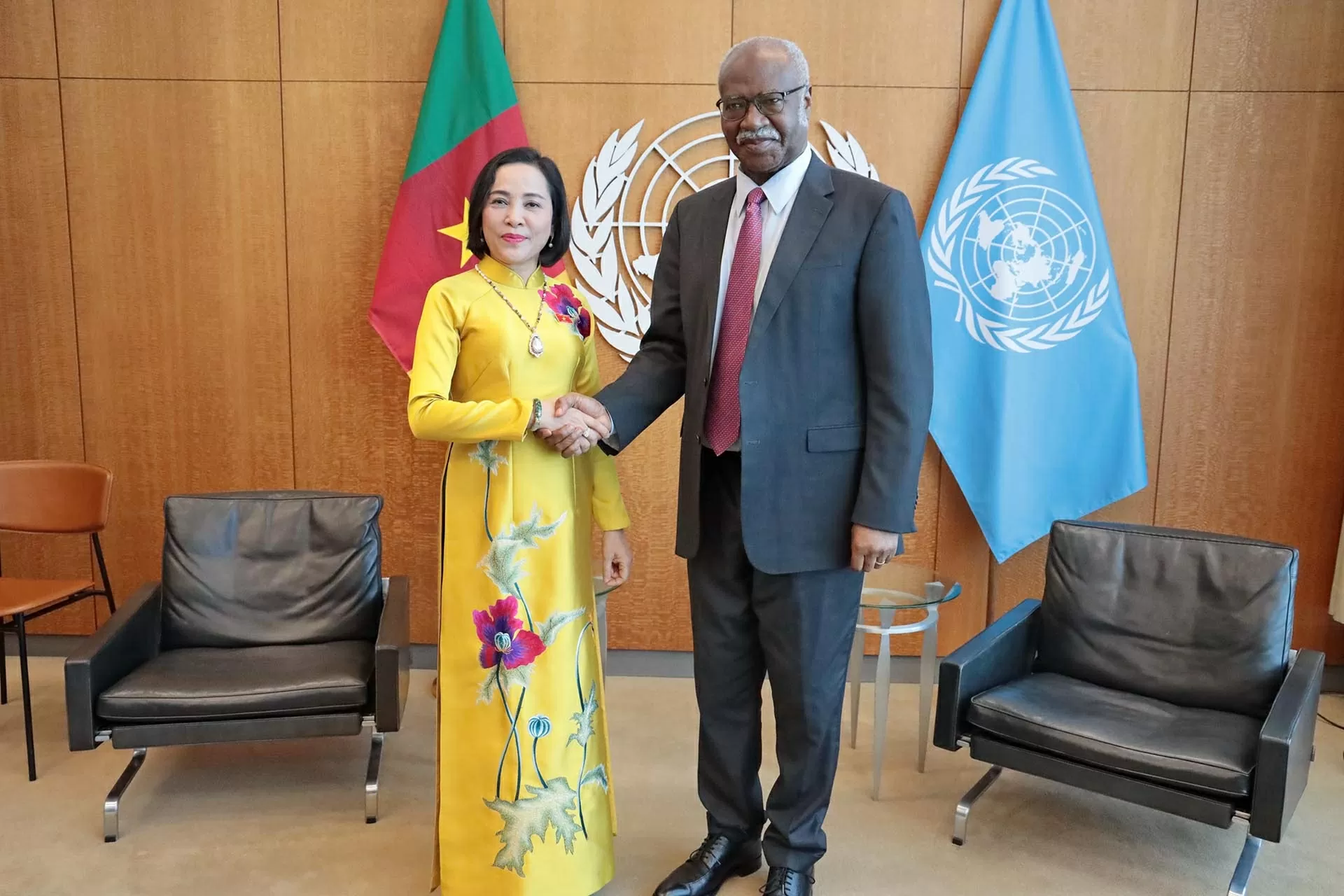 Phó Chủ tịch Quốc hội Nguyễn Thị Thanh gặp Tổng thư ký và Chủ tịch Đại hội đồng Liên hợp quốc