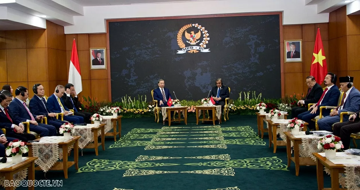 Chủ tịch Hội đồng Hiệp thương Nhân dân Indonesia: Chuyến thăm của Tổng Bí thư Tô Lâm là sự kiện có ý nghĩa lịch sử