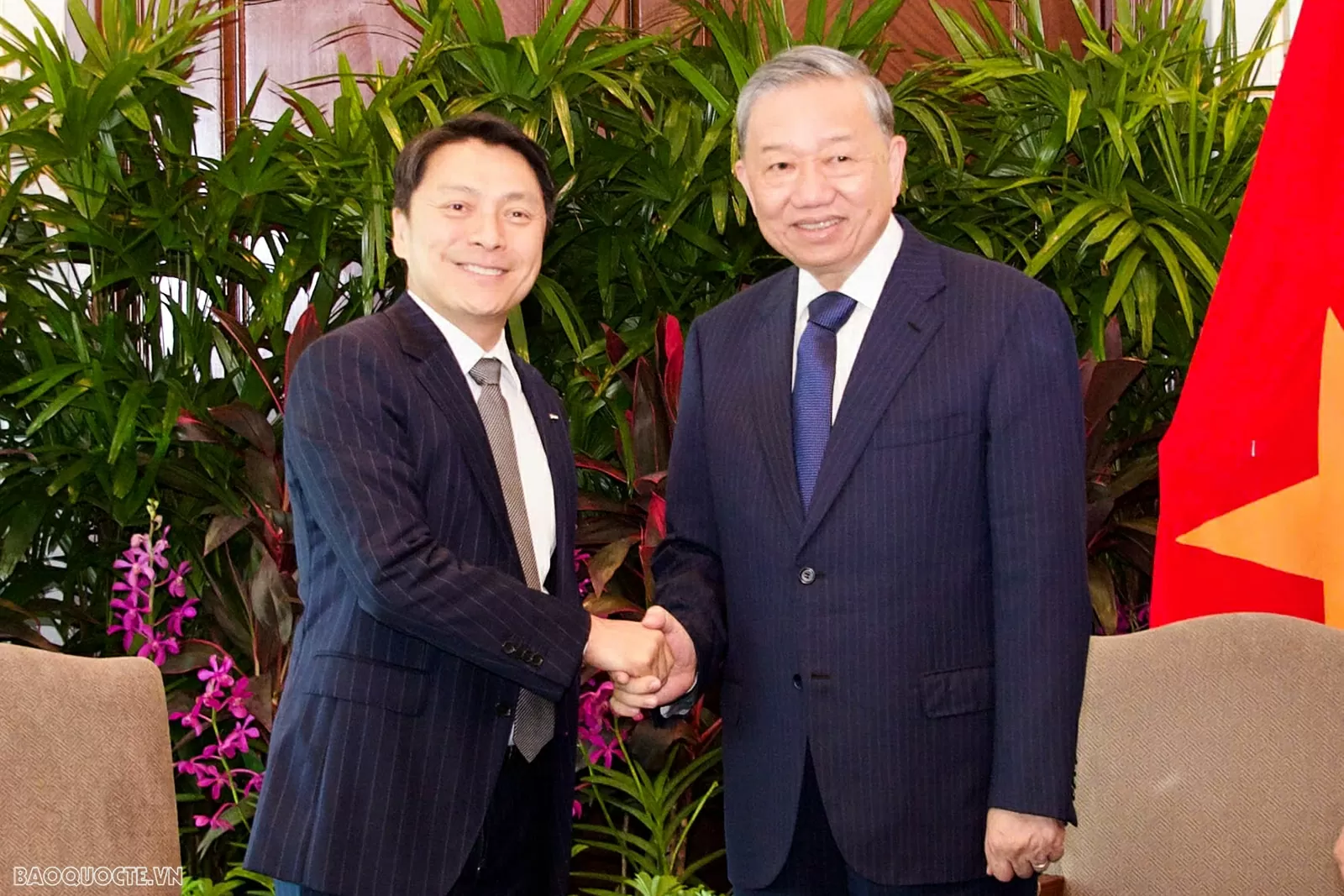Tổng Bí thư Tô Lâm tiếp ông Louis Lim, Giám đốc điều hành khối Bất động sản Tập đoàn Keppel. (Ảnh: Văn Hiếu) Tổng Bí thư Tô Lâm tiếp ông Louis Lim, Giám đốc điều hành khối Bất động sản Tập đoàn Keppel. (Ảnh: Văn Hiếu)