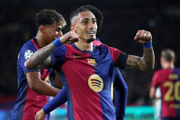 Thăng hoa, Raphinha dẫn đầu cuộc đua Vua phá lưới UEFA Champions League Thăng hoa, Raphinha dẫn đầu cuộc đua Vua phá lưới UEFA Champions League