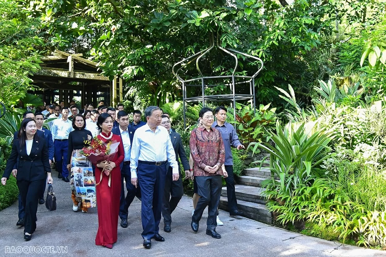 Lễ đặt tên cho hoa phong lan - nghi lễ ngoại giao đặc biệt Singapore dành cho Tổng Bí thư Tô Lâm và Phu nhân Lễ đặt tên cho hoa phong lan nghi lễ ngoại giao đặc biệt Singapore dành cho Tổng Bí thư Tô Lâm và Phu nhân