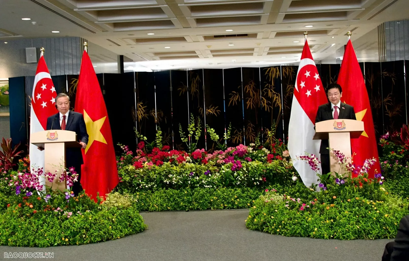 Toàn văn Tuyên bố chung về việc nâng cấp quan hệ Đối tác chiến lược toàn diện Việt Nam-Singapore