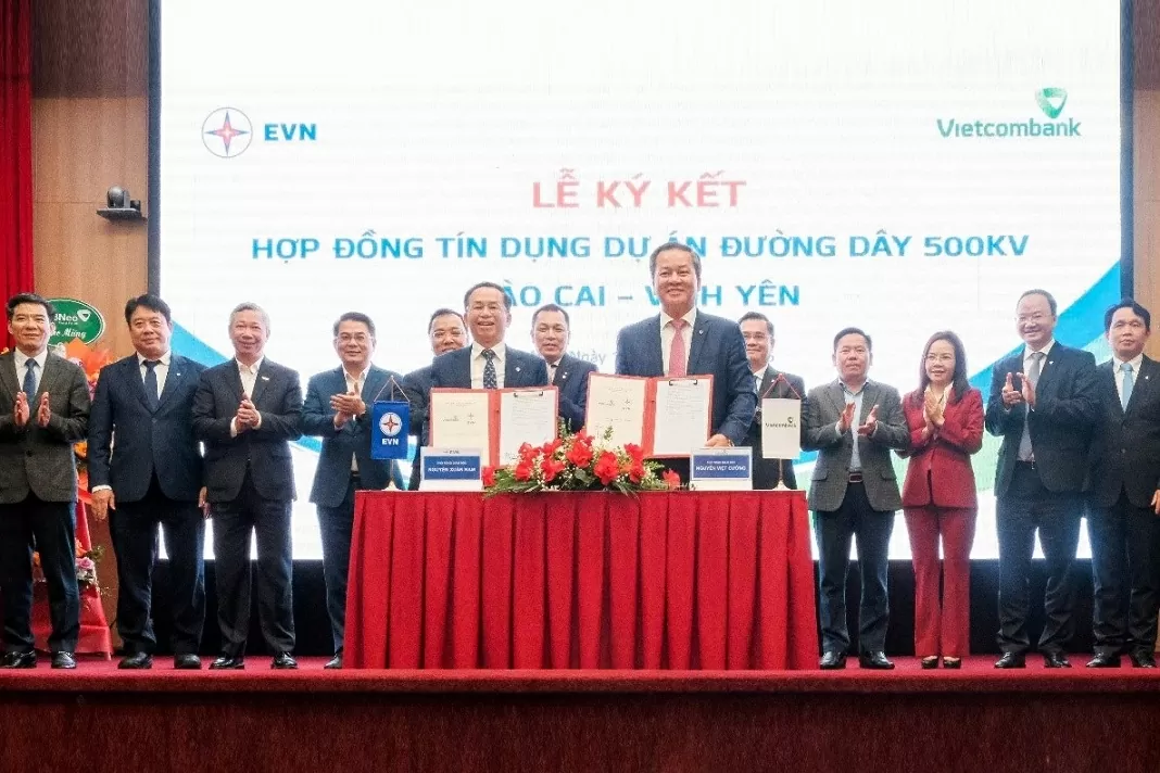 Vietcombank cấp tín dụng 5.472 tỷ đồng cho Dự án đường dây 500 kV Lào Cai – Vĩnh Yên Vietcombank cấp tín dụng 5.472 tỷ đồng cho Dự án đường dây 500 kV Lào Cai – Vĩnh Yên