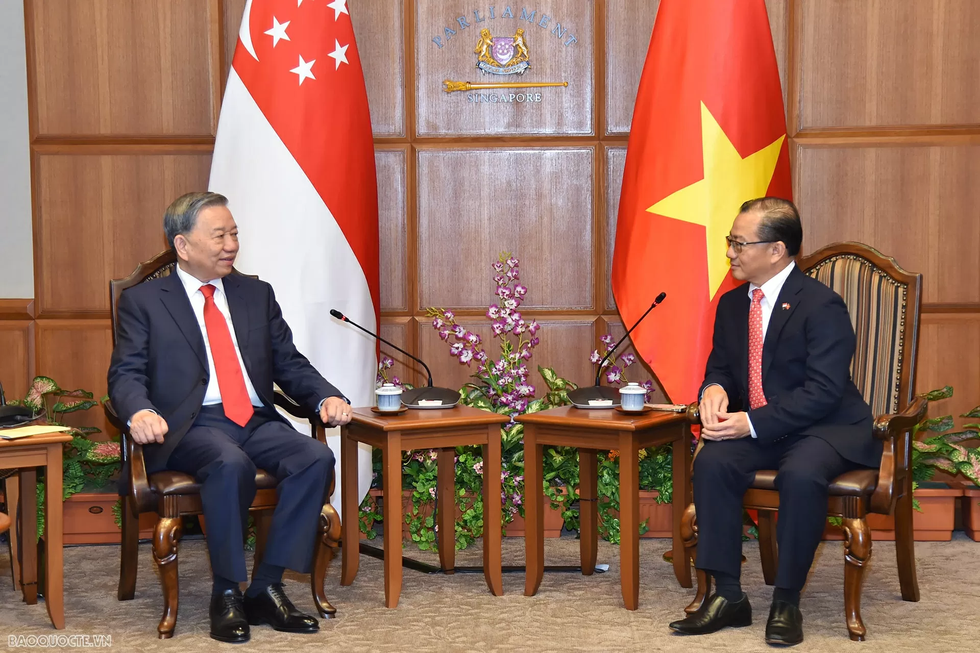 Chủ tịch Quốc hội Singapore: Đây là dấu mốc lịch sử trong quan hệ hai nước, mở ra nhiều cơ hội phát triển Chủ tịch Quốc hội Singapore: Đây là dấu mốc lịch sử trong quan hệ hai nước, mở ra nhiều cơ hội phát triển