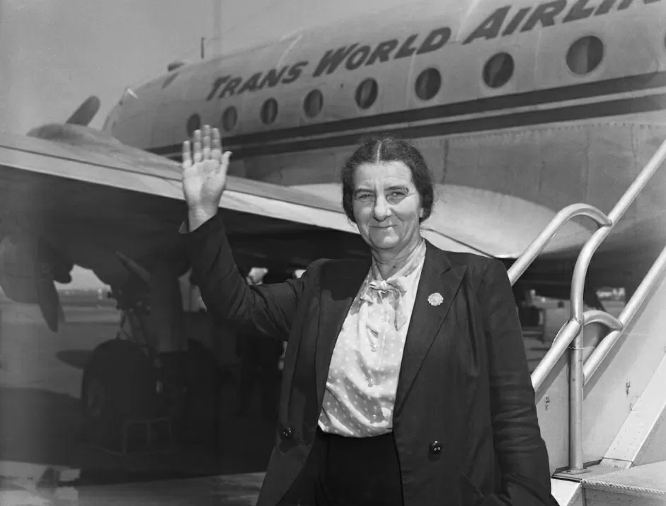 Nữ Thủ tướng đầu tiên của Israel Golda Meir. (Nguồn: Getty)