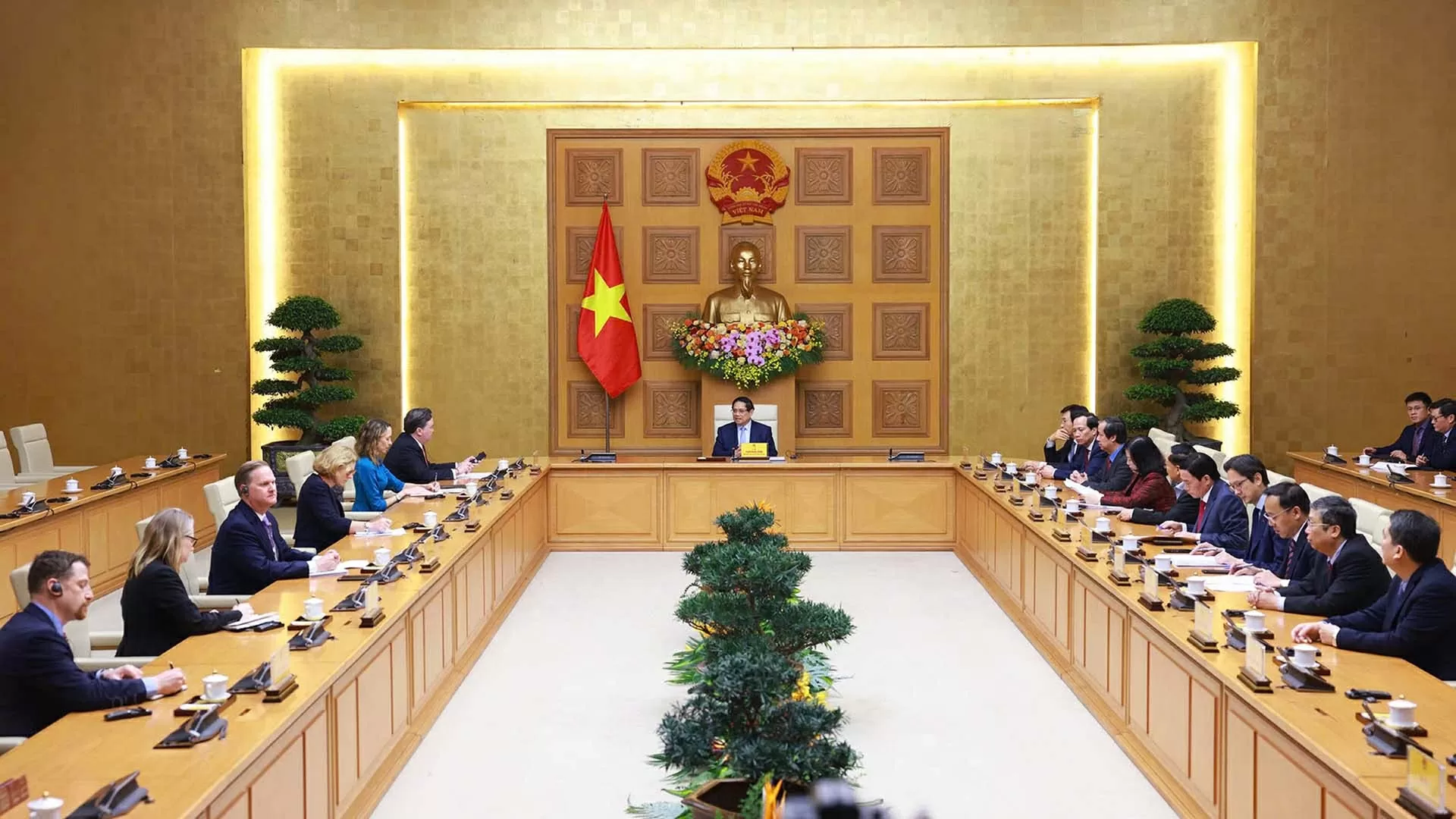 Thúc đẩy và làm sâu sắc hơn nữa quan hệ Đối tác chiến lược toàn diện Việt Nam-Hoa Kỳ Thúc đẩy và làm sâu sắc hơn nữa quan hệ Đối tác chiến lược toàn diện Việt Nam-Hoa Kỳ