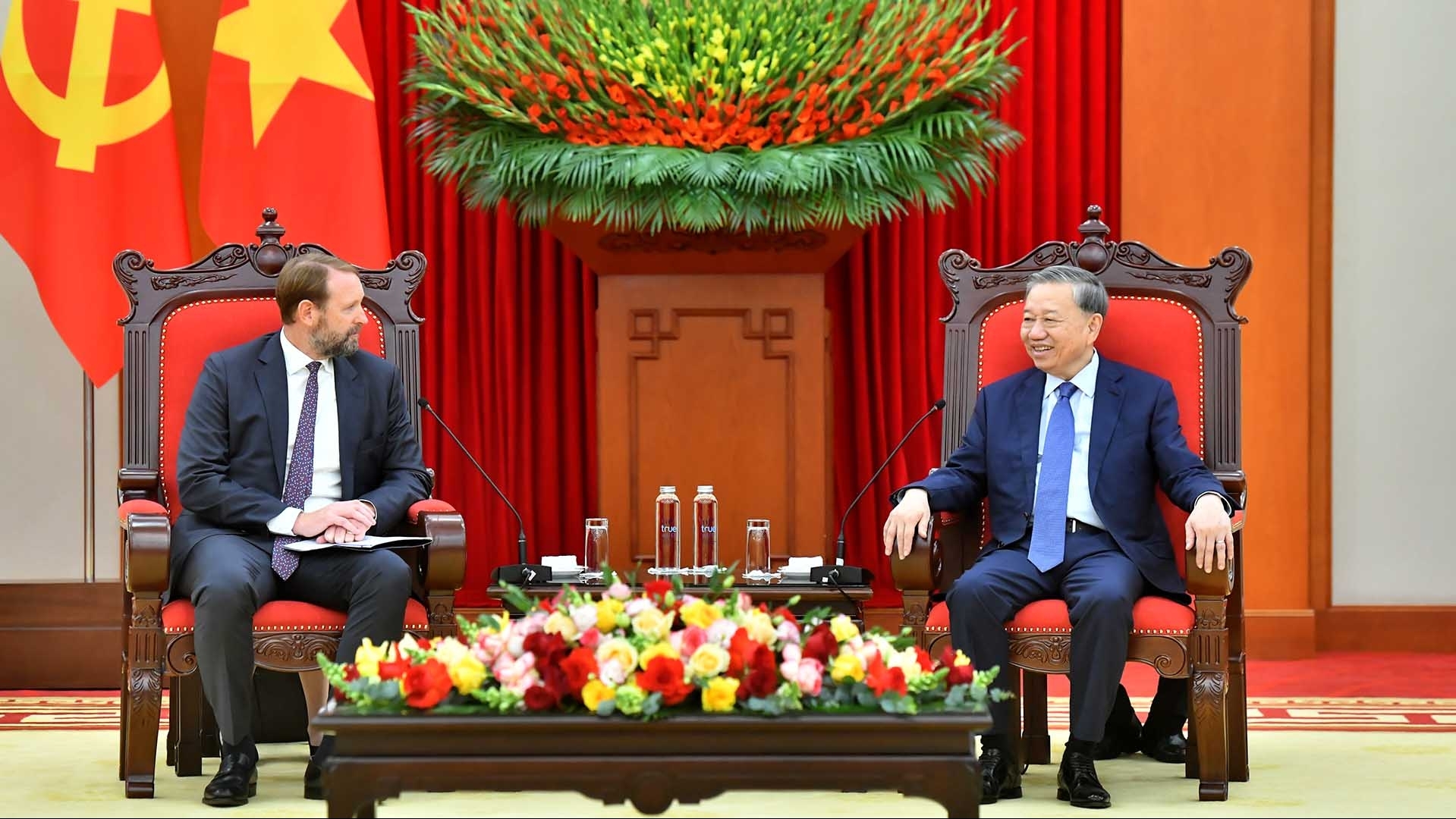 Tổng Bí thư Tô Lâm tiếp Chủ tịch Tập đoàn Pacifico Energy, Hoa Kỳ