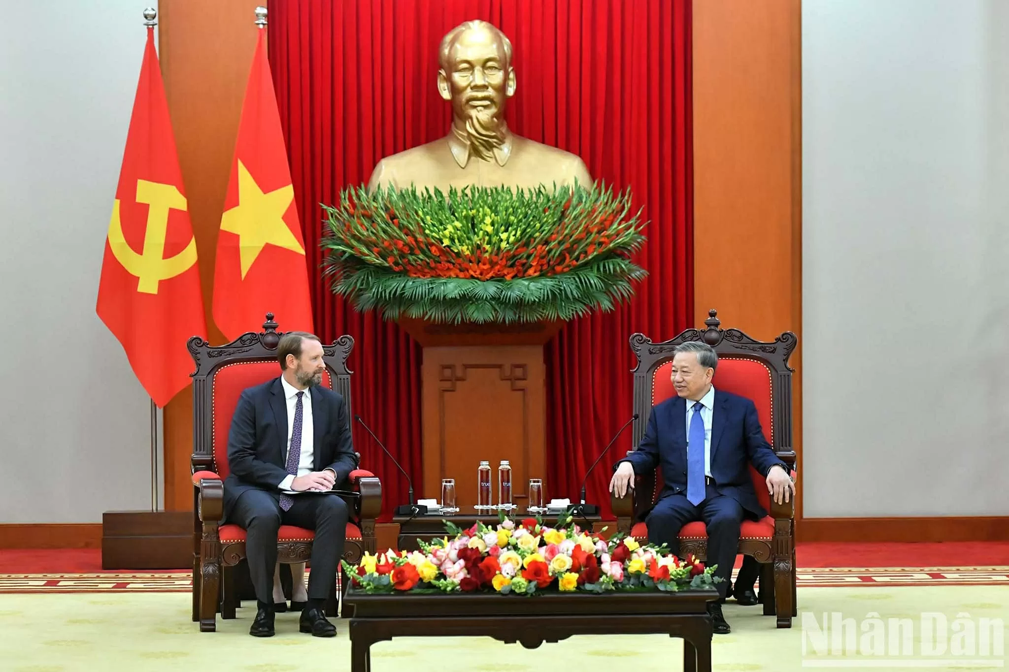 Tổng Bí thư Tô Lâm tiếp Chủ tịch Tập đoàn Pacifico Energy, Hoa Kỳ