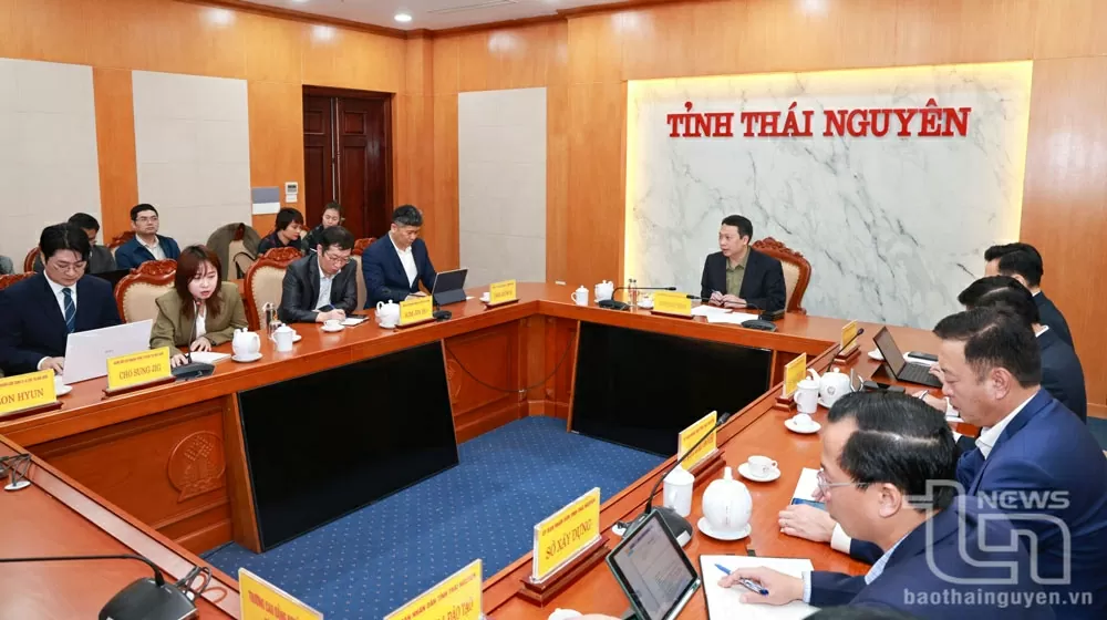 undefined Doanh nghiệp Hàn Quốc tìm kiếm cơ hội hợp tác đầu tư vào lĩnh vực công nghệ tại Thái Nguyên