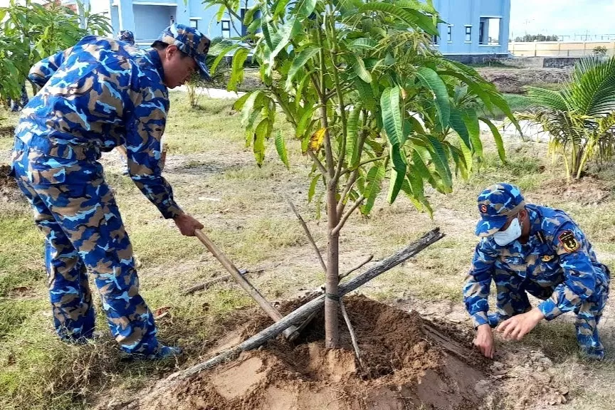 Ngày thứ 7 tình nguyện tại các đơn vị Hải quân Ngày thứ Bảy tình nguyện của các chiến sĩ Hải quân