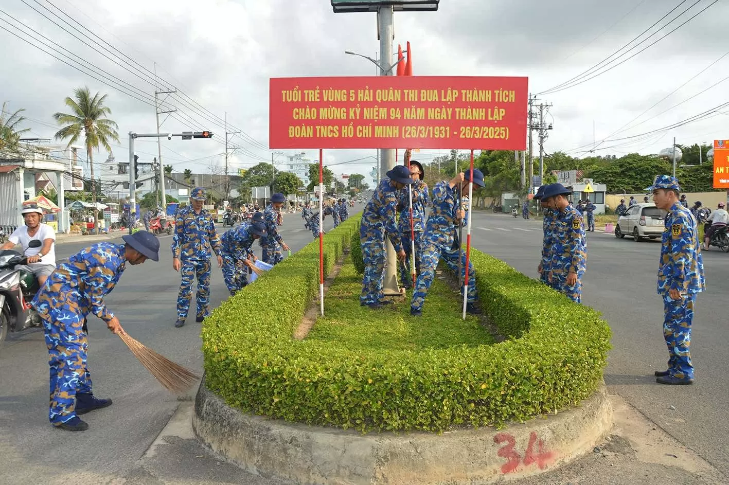 Ngày thứ 7 tình nguyện tại các đơn vị Hải quân Ngày thứ 7 tình nguyện tại các đơn vị Hải quân