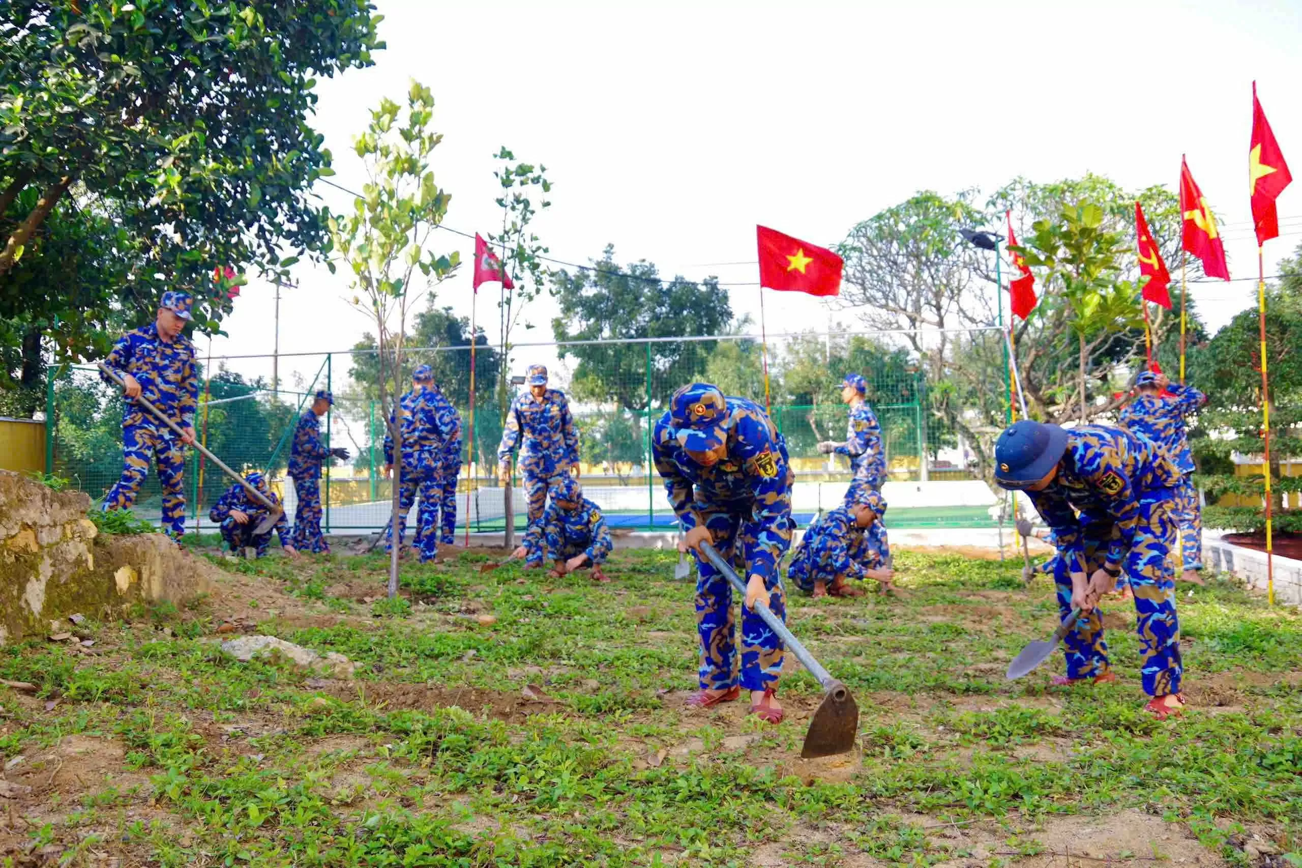 Ngày thứ 7 tình nguyện tại các đơn vị Hải quân Ngày thứ 7 tình nguyện tại các đơn vị Hải quân