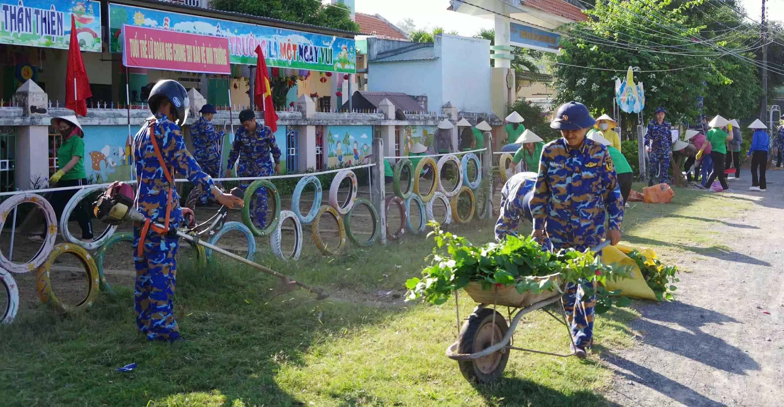 Ngày thứ 7 tình nguyện tại các đơn vị Hải quân Ngày thứ Bảy tình nguyện của các chiến sĩ Hải quân