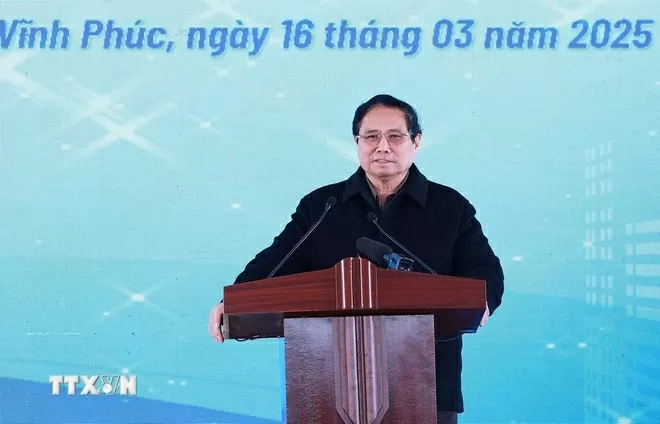 Thủ tướng Phạm Minh Chính thăm, khảo sát các dự án trọng điểm của tỉnh Vĩnh Phúc
