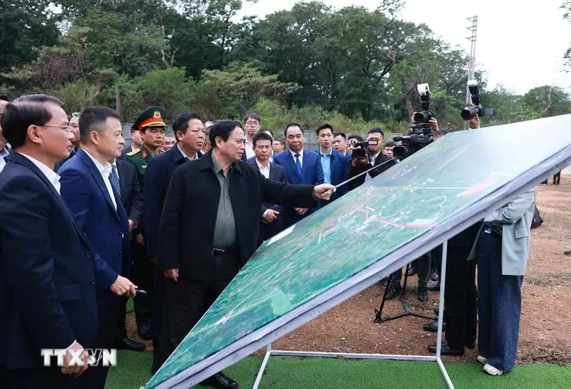 Thủ tướng Phạm Minh Chính thăm, khảo sát các dự án trọng điểm của tỉnh Vĩnh Phúc