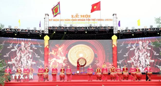 Hào hùng lễ hội kỷ niệm 141 năm Khởi nghĩa Yên Thế ở Bắc Giang Hào hùng lễ hội kỷ niệm 141 năm Khởi nghĩa Yên Thế ở Bắc Giang