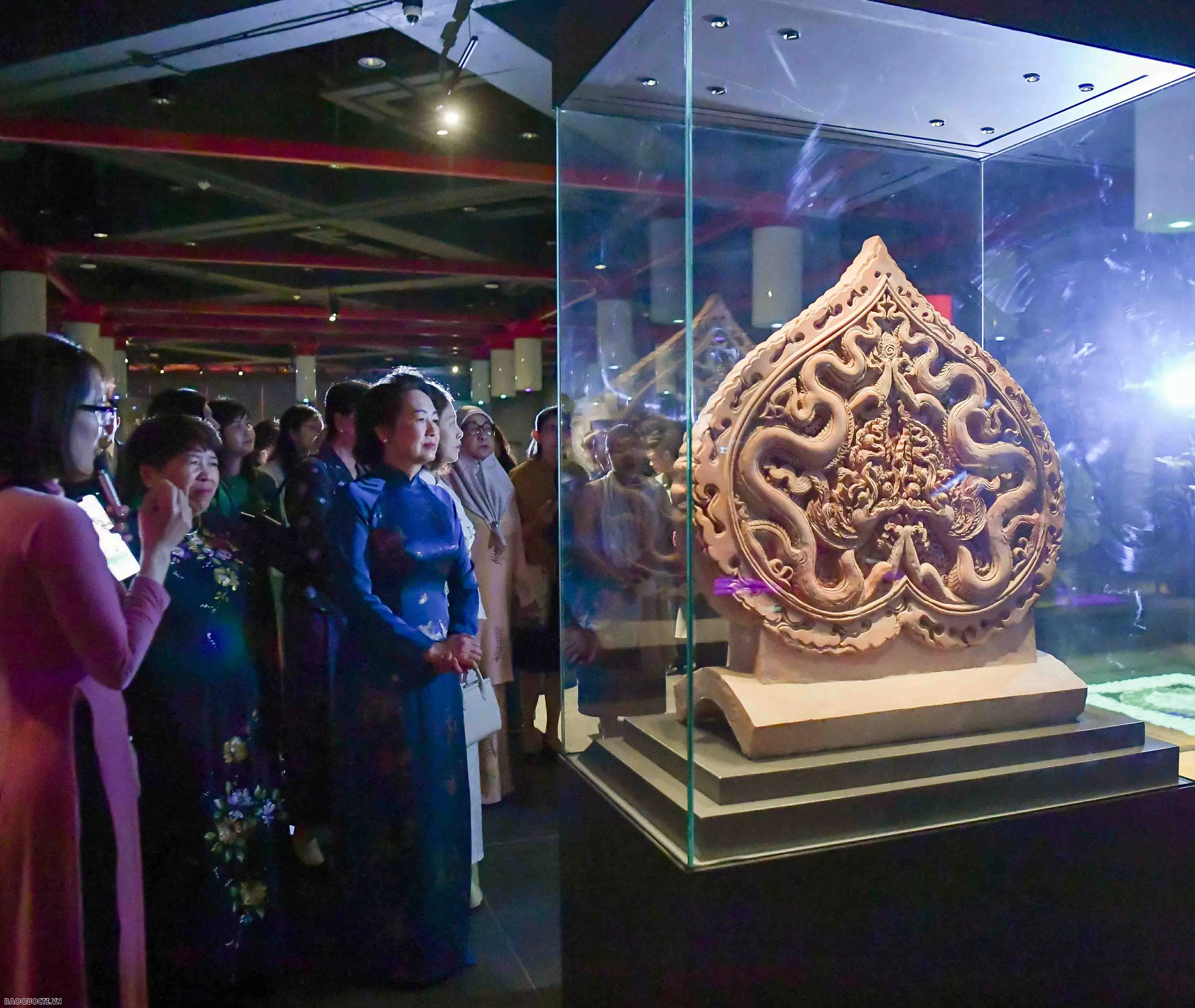 Phu nhân Chủ tịch Quốc hội Nguyễn Thị Thanh Nga tiếp Nhóm Phụ nữ cộng đồng ASEAN tại Hà Nội