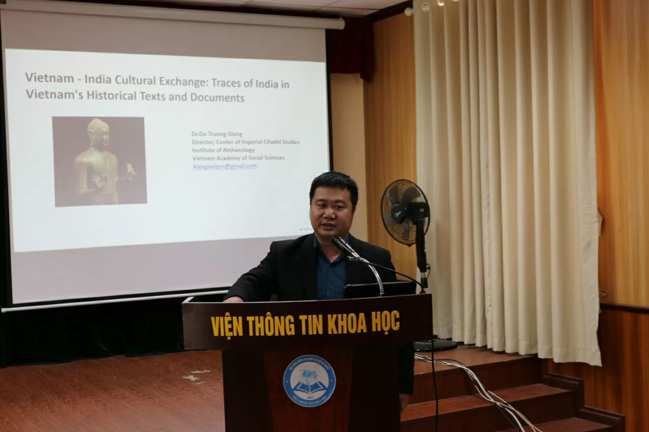 TS. Đỗ Trường Giang, Giám đốc Trung tâm Nghiên cứu Kinh thành, Viện Khảo cổ học. (Ảnh: T.M) TS. Đỗ Trường Giang, Giám đốc Trung tâm Nghiên cứu Kinh thành, Viện Khảo cổ học. (Ảnh: T.M)