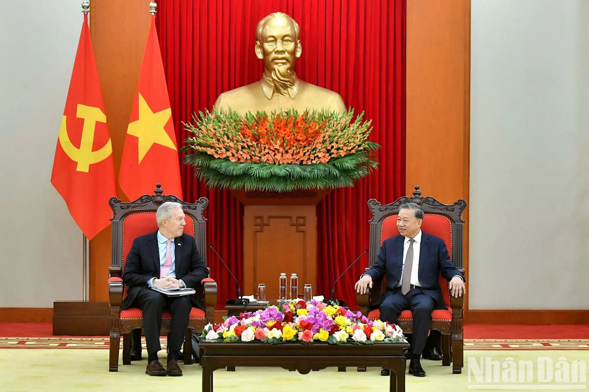 Tổng Bí thư Tô Lâm tiếp đoàn doanh nghiệp Hội đồng kinh doanh Hoa Kỳ-ASEAN