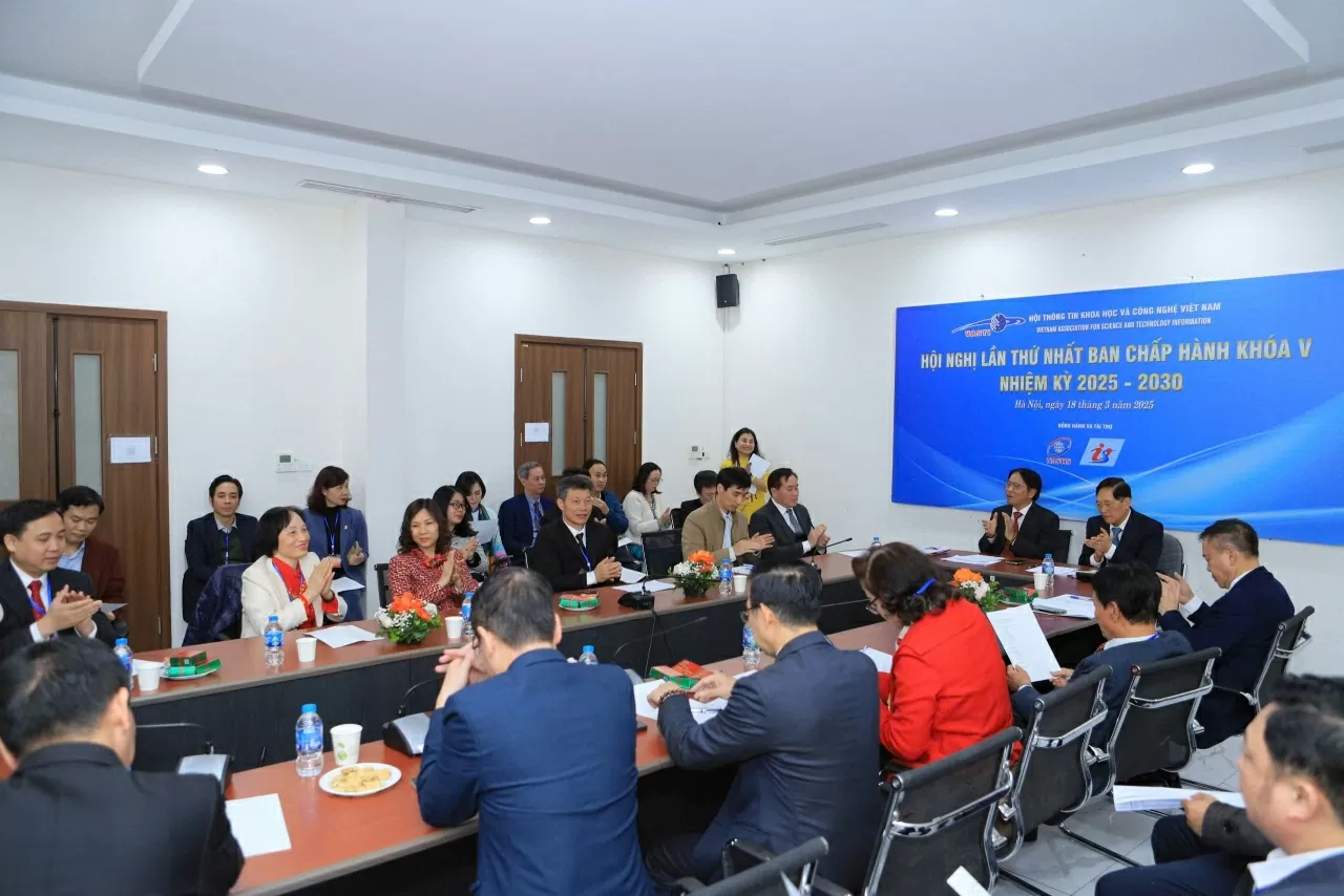 Toàn cảnh Đại hội. (Nguồn: Hội Thông tin khoa học và công nghệ Việt Nam) Toàn cảnh Đại hội. (Nguồn: Hội Thông tin khoa học và công nghệ Việt Nam)