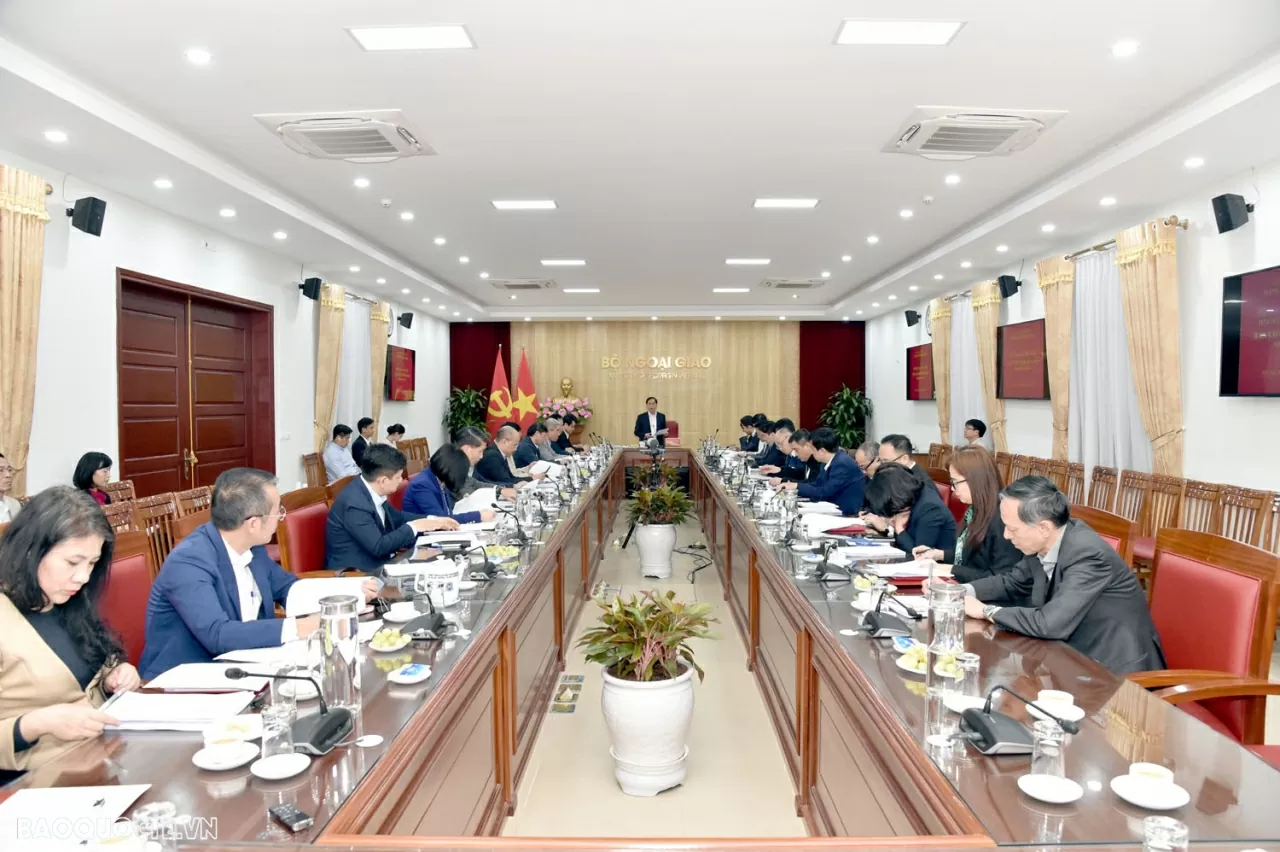 Bộ Ngoại giao tổ chức Hội nghị Ban Chấp hành Đảng bộ nhiệm kỳ 2020-2025 lần thứ Nhất Bộ Ngoại giao tổ chức Hội nghị Ban Chấp hành Đảng bộ nhiệm kỳ 2020-2025 lần thứ nhất