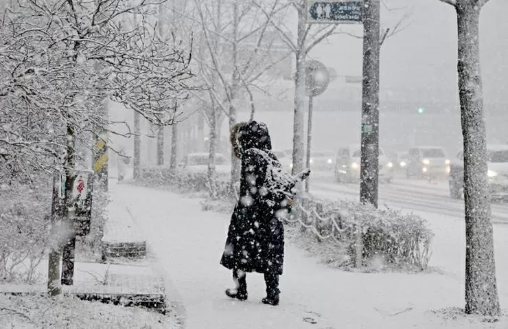 Khung cảnh trắng xoá ở Hàn Quốc sau khi bị bão tuyết ‘tấn công’