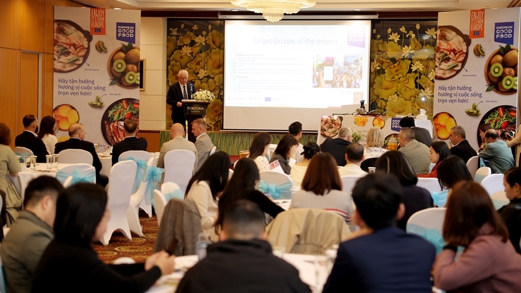 Quảng bá các sản phẩm thực phẩm chất lượng cao từ châu Âu tới thị trường Việt Nam