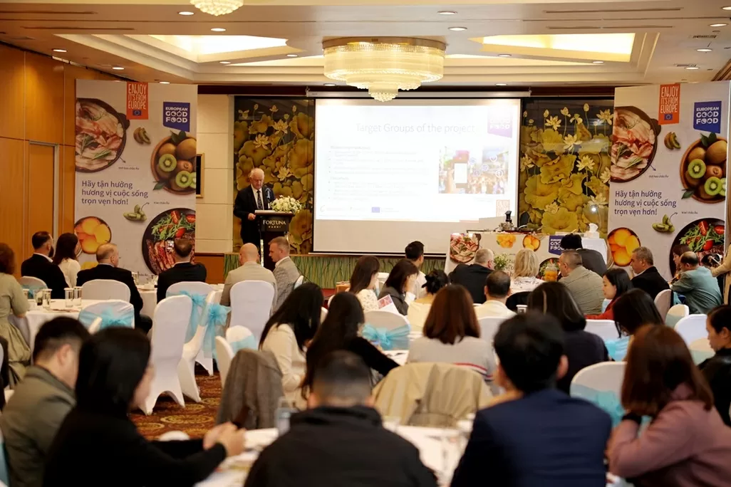 Quảng bá các sản phẩm thực phẩm chất lượng cao từ châu Âu tới thị trường Việt Nam