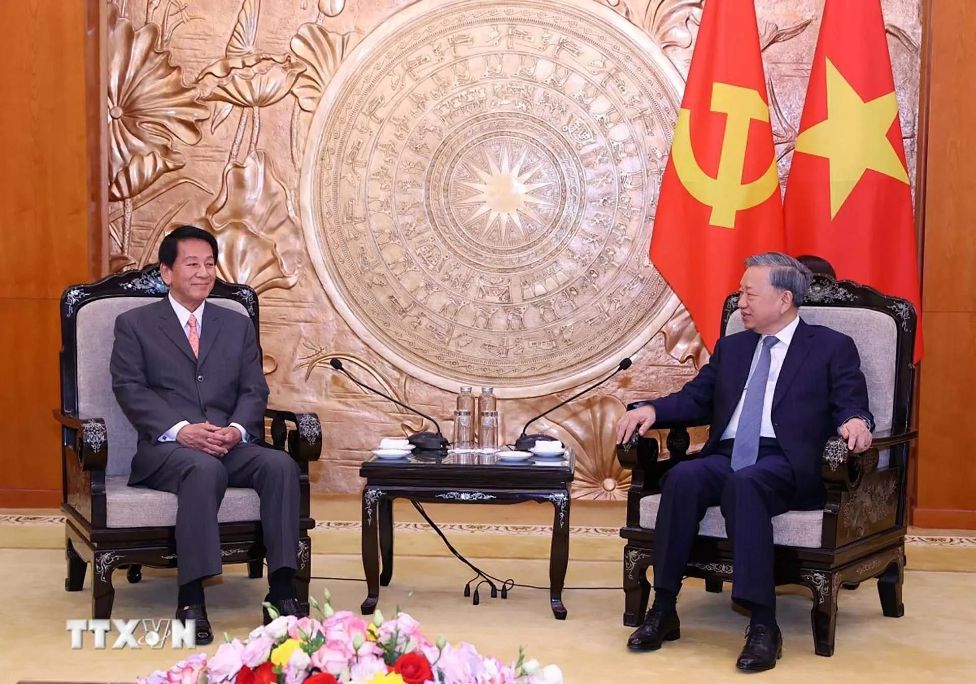 Tổng Bí thư Tô Lâm tiếp nguyên Đại sứ đặc biệt Việt Nam-Nhật Bản Sugi Ryotaro