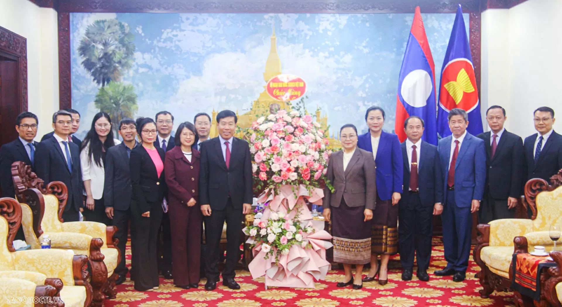 Bộ Ngoại giao chúc mừng kỷ niệm 70 năm thành lập Đảng Nhân dân Cách mạng Lào