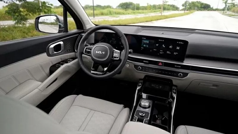 Nội thất của Kia Sorento 2025 tại thị trường Philippines