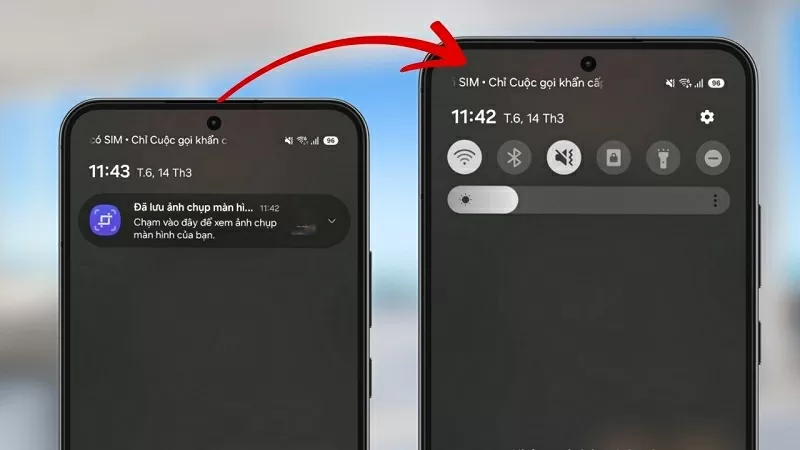 Cách gộp thanh trạng thái điện thoại trên Android 15