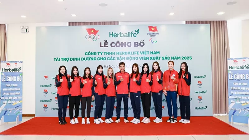 Herbalife Việt Nam tài trợ sản phẩm dinh dưỡng cho các vận động viên xuất sắc Việt Nam trong năm 2025 Herbalife Việt Nam tài trợ sản phẩm dinh dưỡng cho các vận động viên xuất sắc Việt Nam trong năm 2025