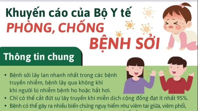 bo y te khuyen cao ve phong chong benh soi