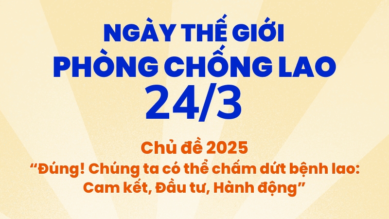 Ngày Thế giới phòng, chống lao: Cam kết bền vững, Đầu tư nguồn lực và Hành động hiệu quả