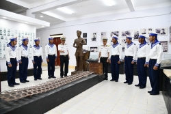 Chiến sĩ mới Vùng 5 Hải quân tham quan, học tập tại Trại giam Phú Quốc