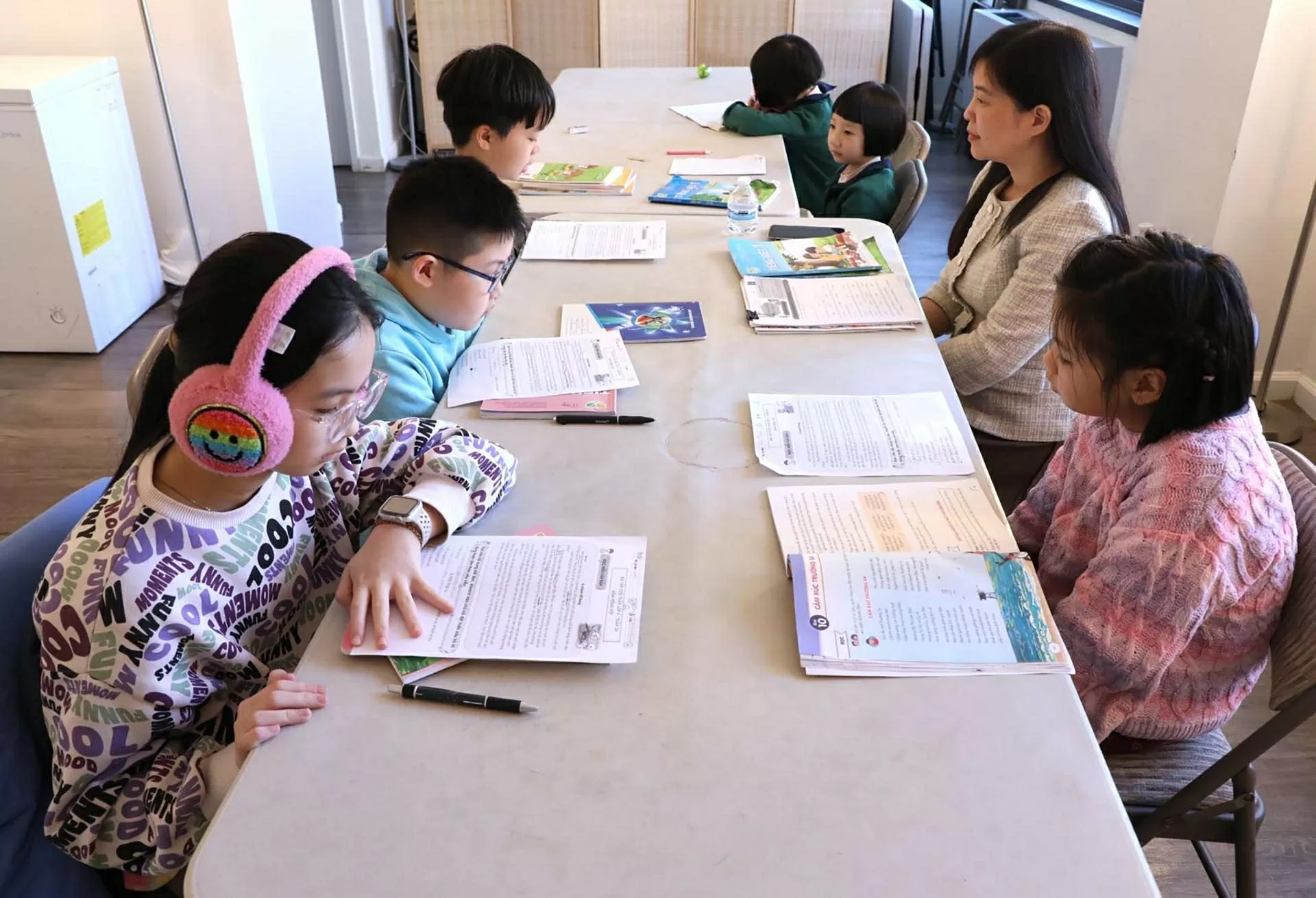 Khai giảng lớp dạy tiếng Việt cho các em nhỏ tại thành phố New York (Mỹ) Khai giảng lớp dạy tiếng Việt cho các em nhỏ tại thành phố New York (Mỹ)