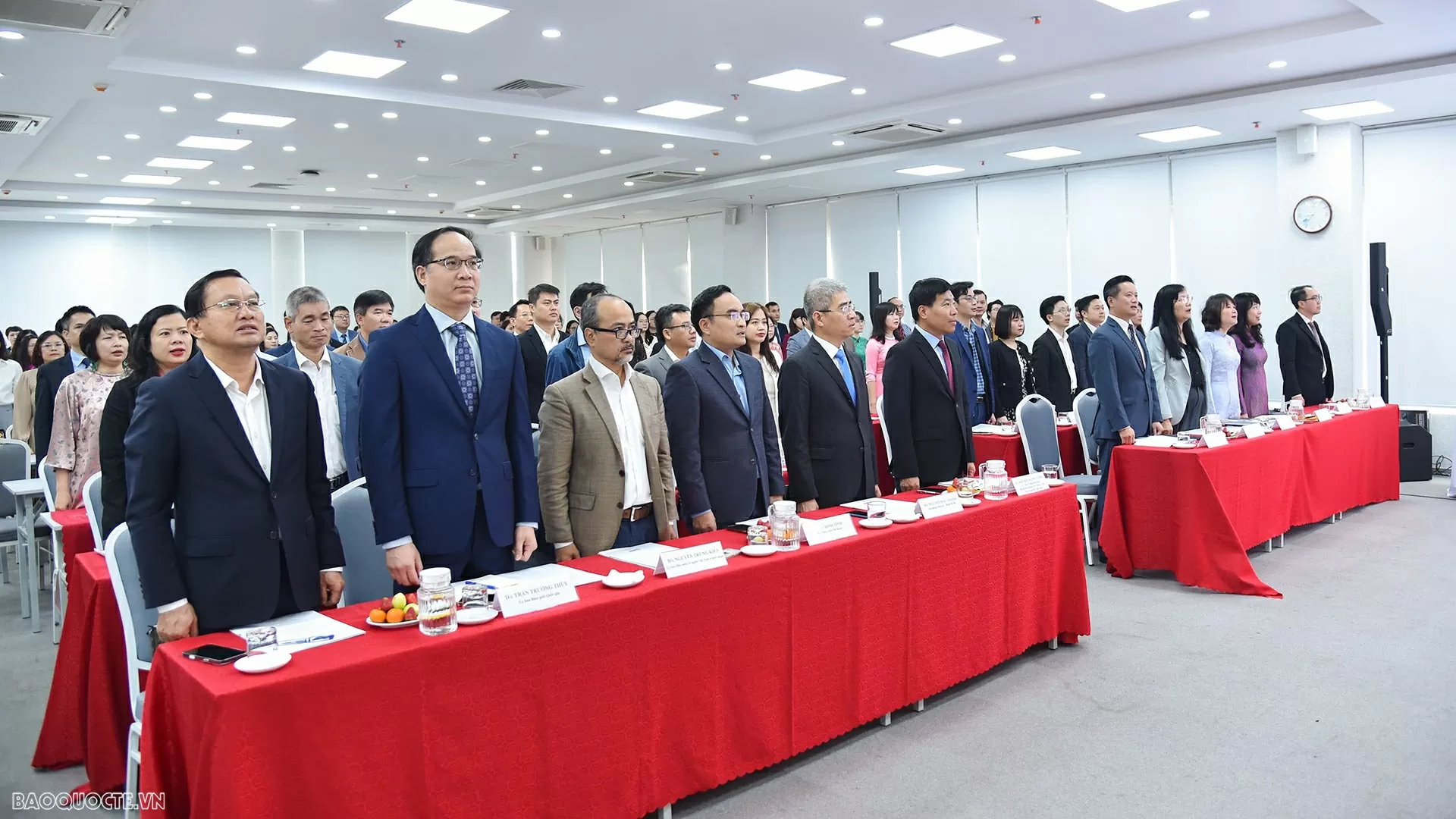 Ngày 24/3, tại Hà Nội, Đảng bộ Học viện Ngoại giao đã tổ chức thành công Đại hội nhiệm kỳ 2025-2030. (Ảnh: Anh Sơn) Ngày 24/3, tại Hà Nội, Đảng bộ Học viện Ngoại giao đã tổ chức thành công Đại hội nhiệm kỳ 2025-2030. (Ảnh: Anh Sơn)