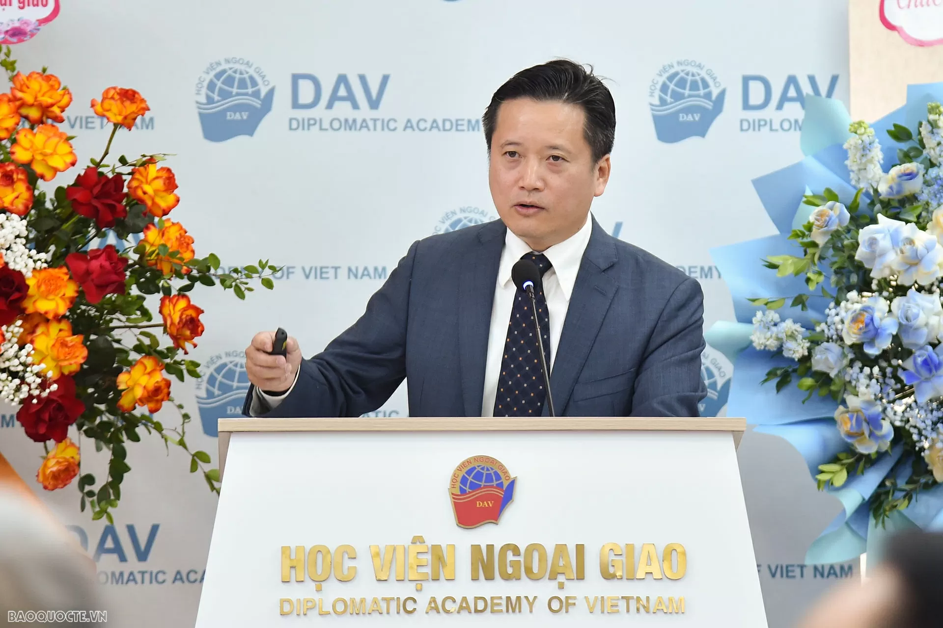 Ngày 24/3, tại Hà Nội, Đảng bộ Học viện Ngoại giao đã tổ chức thành công Đại hội nhiệm kỳ 2025-2030. (Ảnh: Anh Sơn)